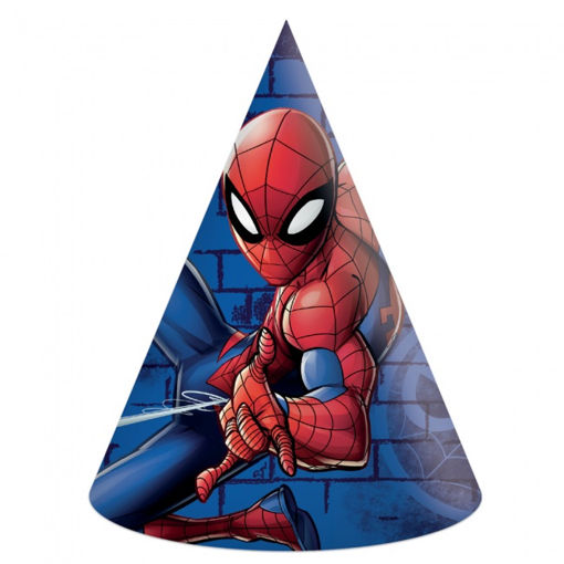 Picture of SPIDERMAN PARTY HATS- 6PK